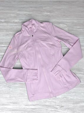 Lululemon Define Jacket Pink Organza Full Zip Yoga Athletic NWT